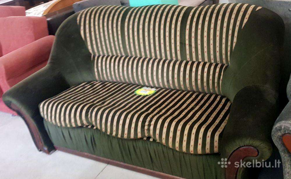 Naudotos sofos nuo 100 €.