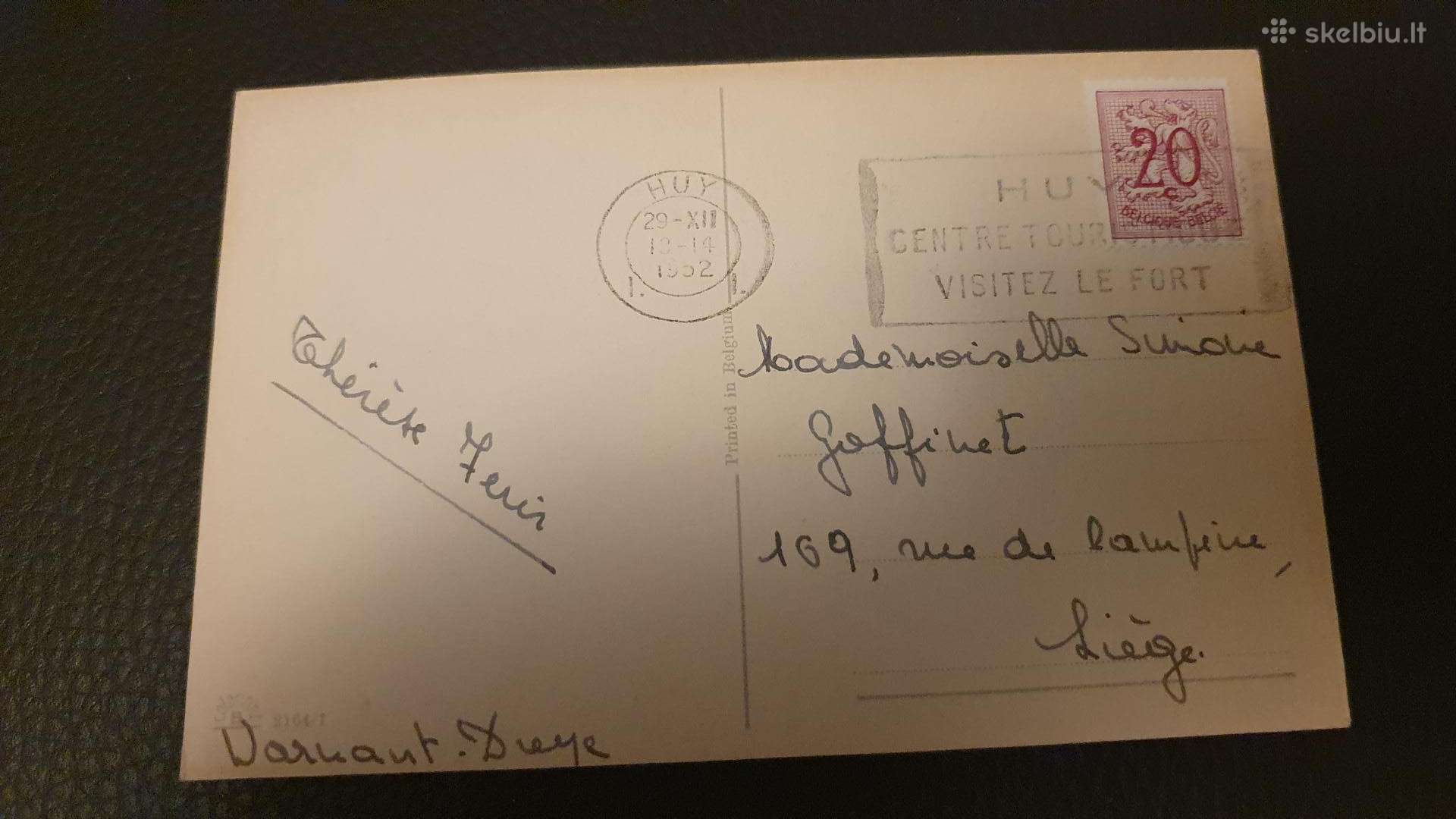 Senas atvirlaiškis Bonne Annee