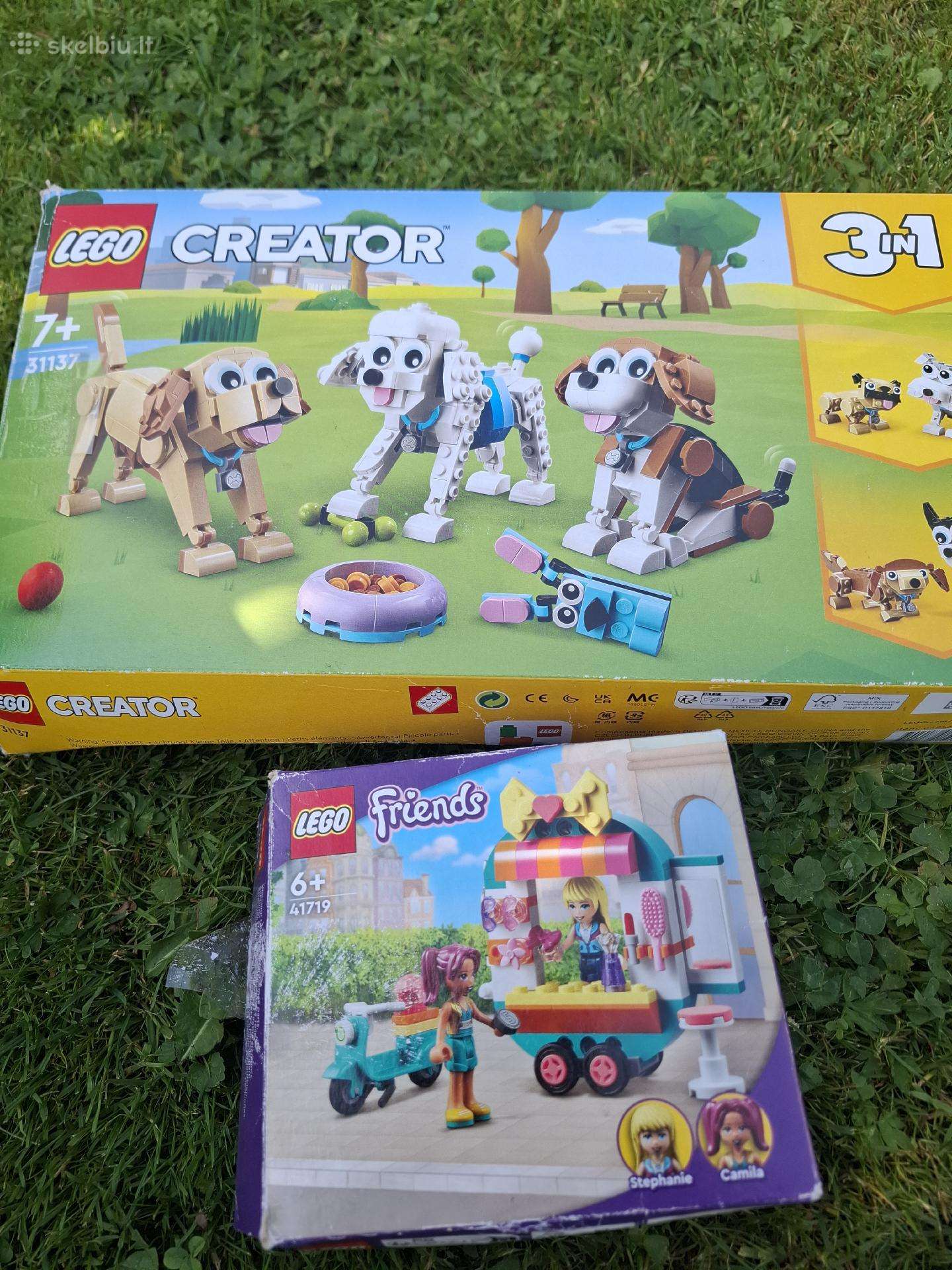 Lego detalių ir žmogeliukų mix