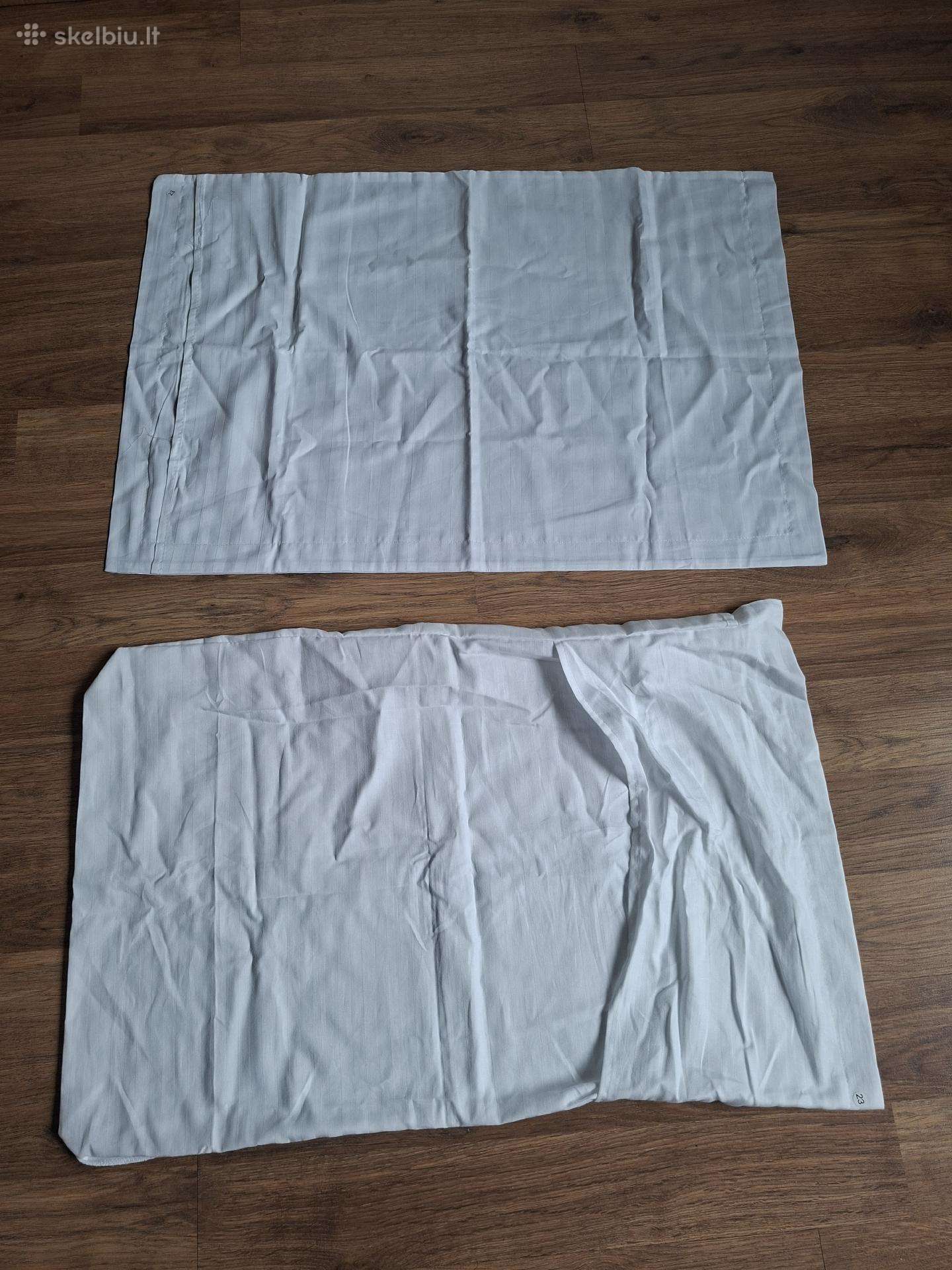 Pagalvių užvalkalai 70x50 70x45 nauji.
