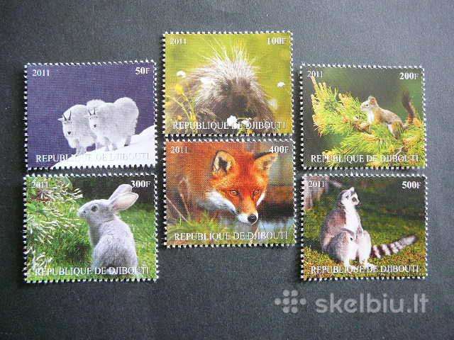 Voveres Lapes Kiskiai Dzibutis 2011 Mnh d227
