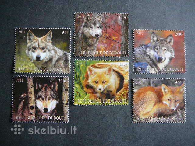 Vilkai Lapes Dzibutis 2011 Mnh d1766