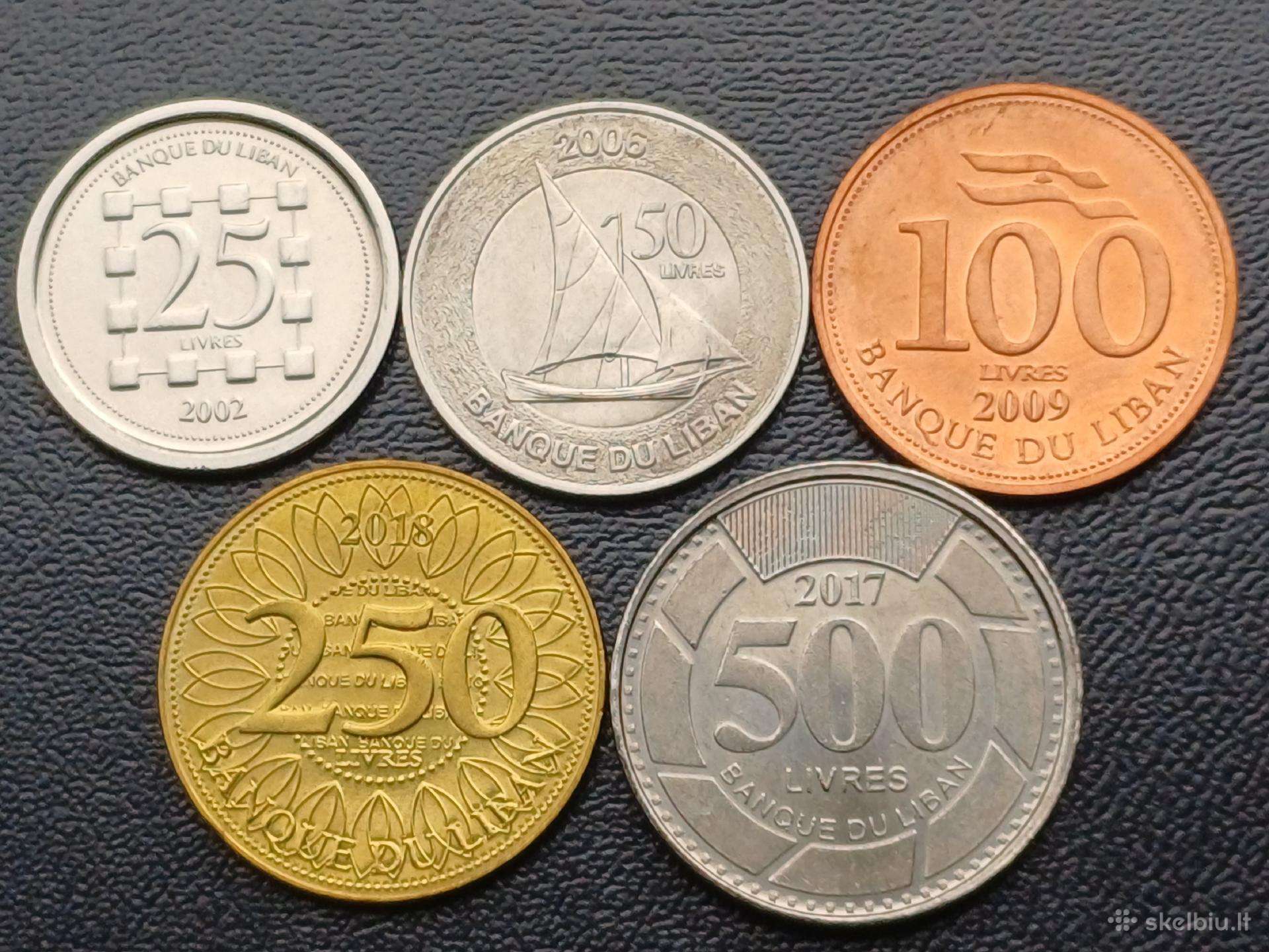 Monetos Libanas unc.