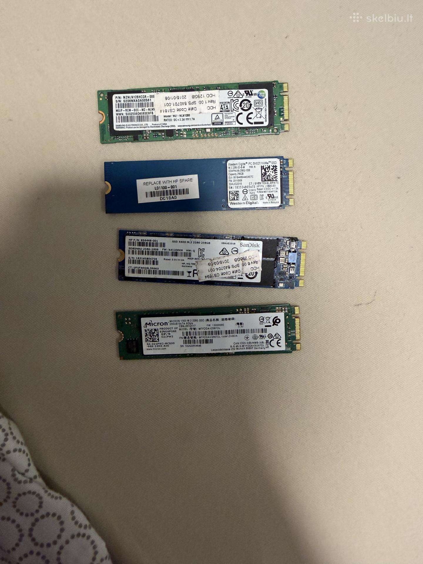Ssnd 3x 256gb 1x 128gb