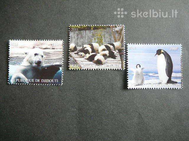 Pandos Meskos Pingvinai Dzibutis 2011 Mnh d2101