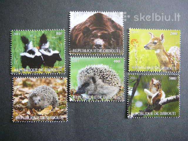 Meskos Eziai Voveres Dzibutis 2011 Mnh d2119