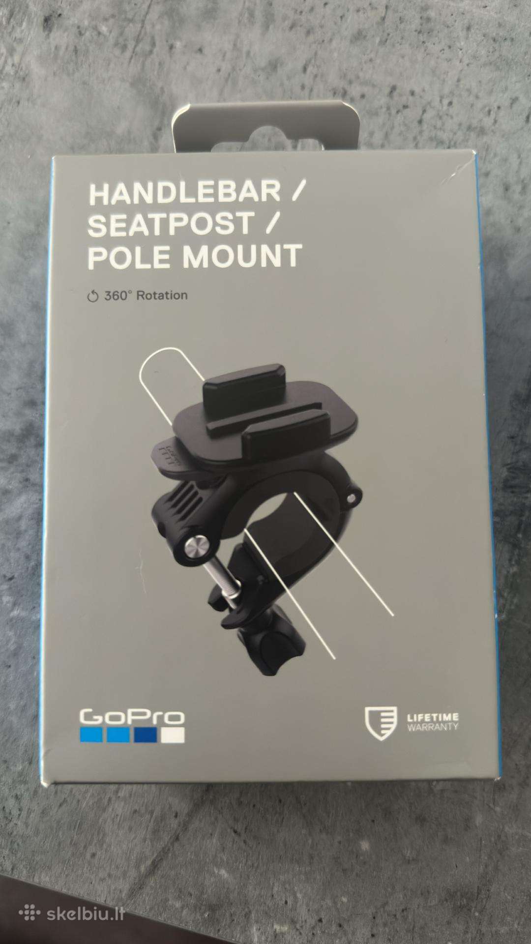 Gopro plonų vamzdžių laikiklis v2.0 / Handlebar