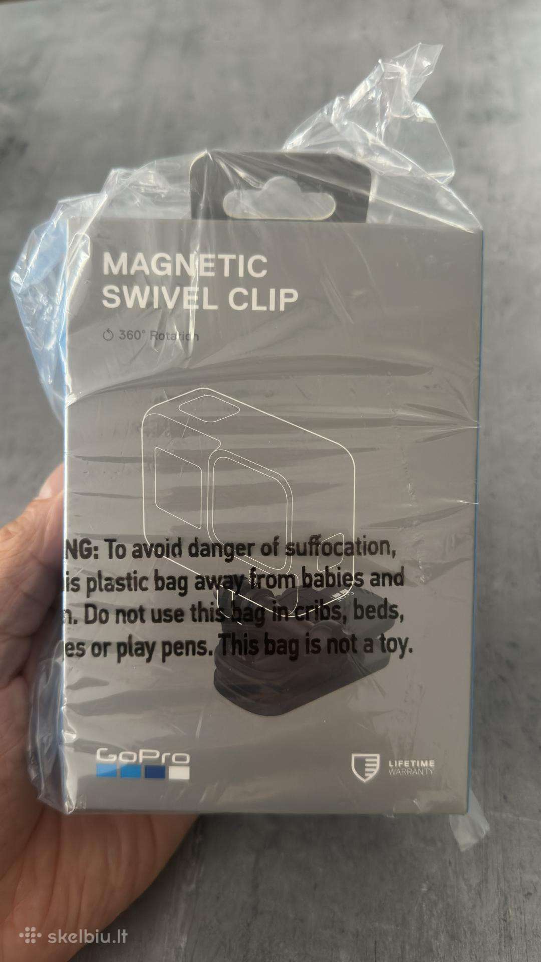 Gopro magnetinis Swivel segtukas / Magnetic Swivel