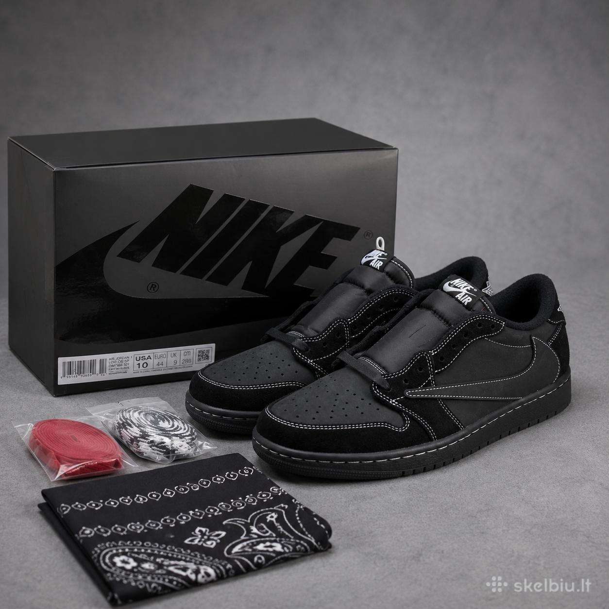 "Nike" Air Jordan 1 Low Og Sp „Black Phantom“