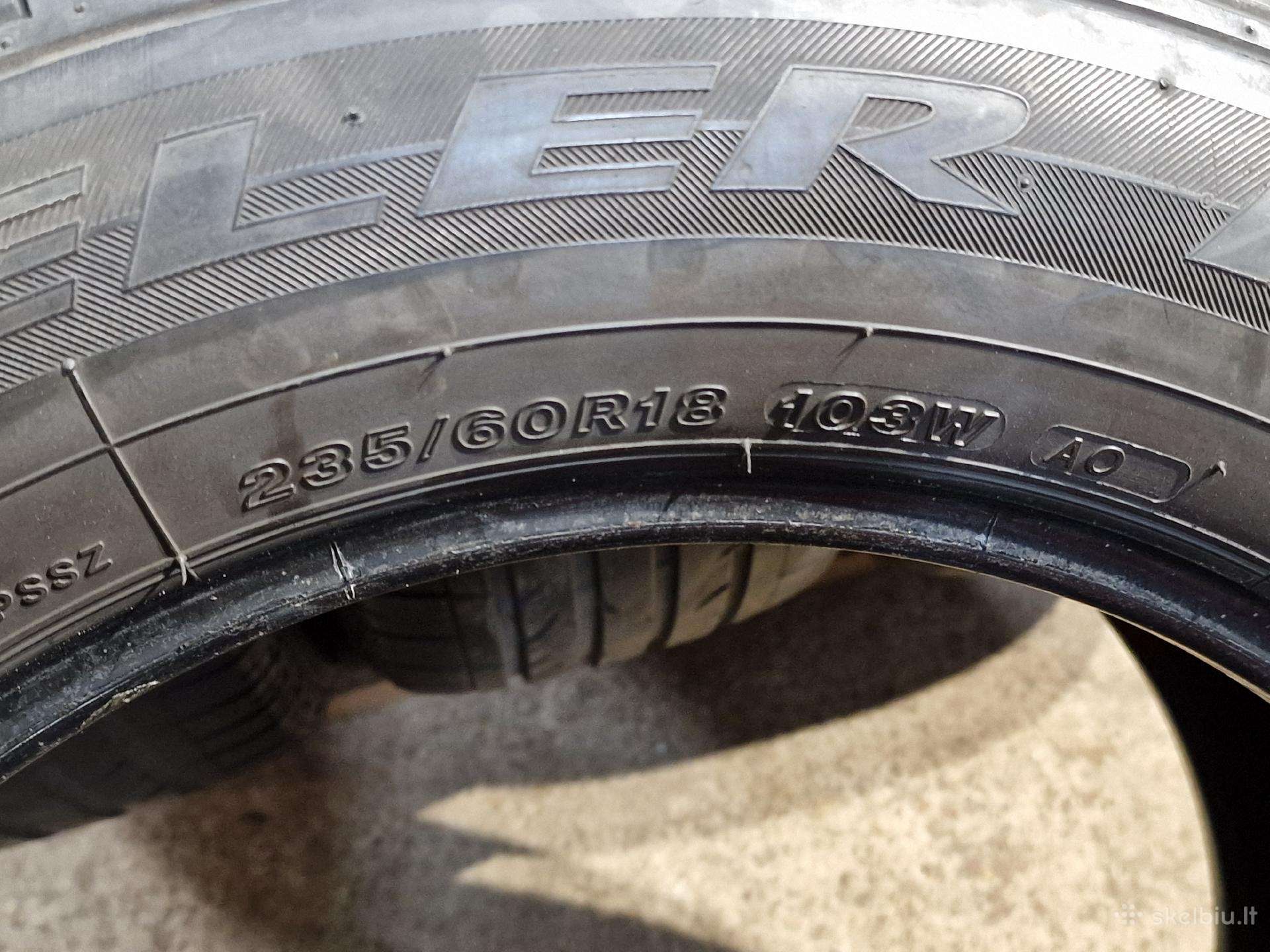 Bridgestone, summer 235/60 R18