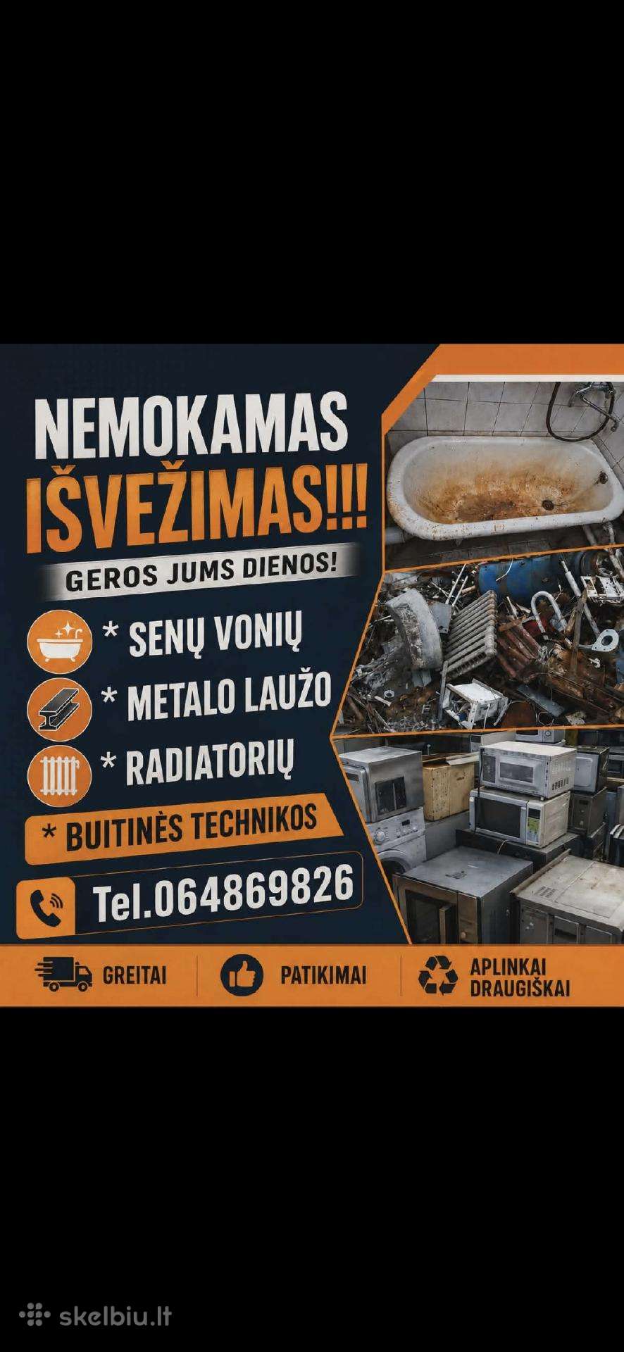 Šiukšlių išvežimas, krovinių pervžimas