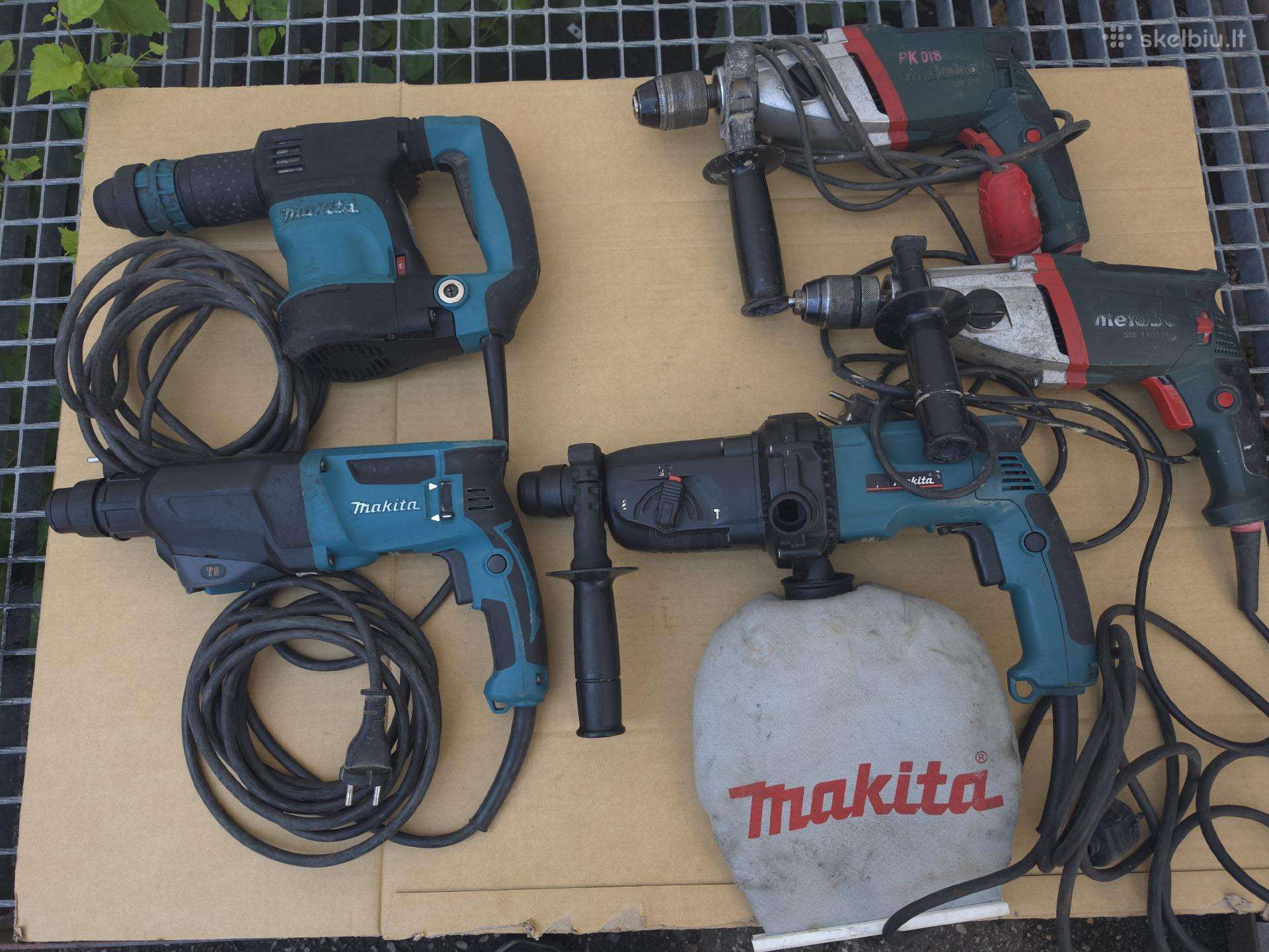 Makita perforatoriai, Metabo grežtuvai