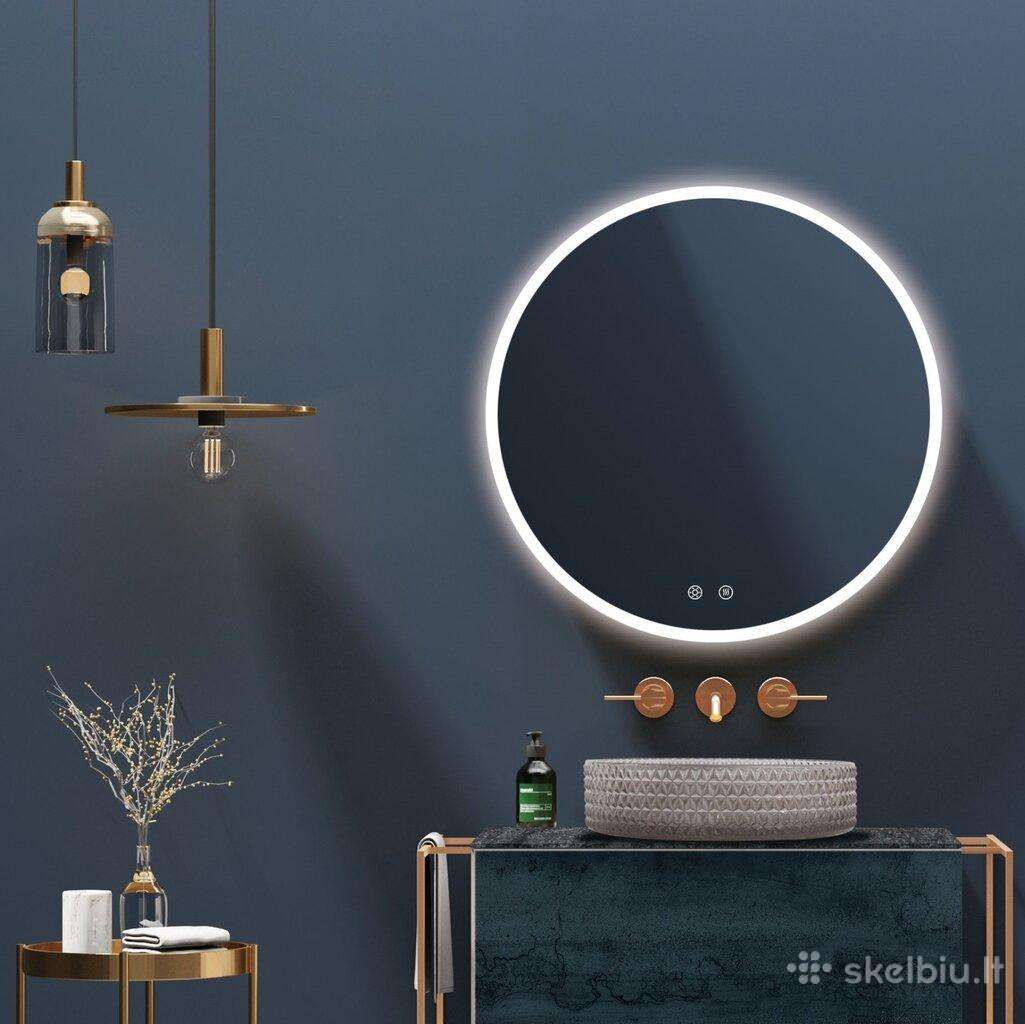 Vonios veidrodis su LED apšvietimu 60cm Naujas