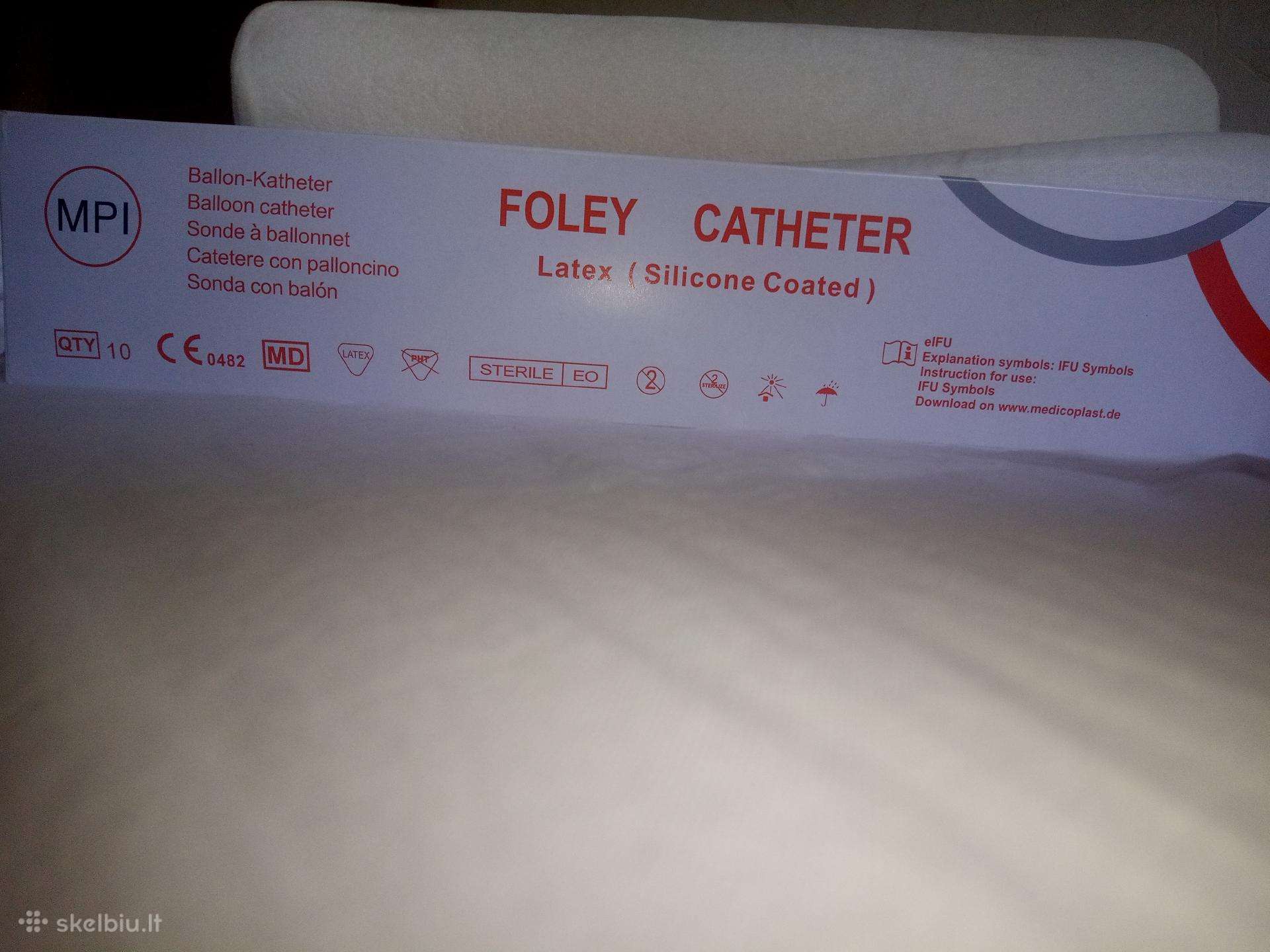 Slapimo pusles foley kateteriai ch18 30ml