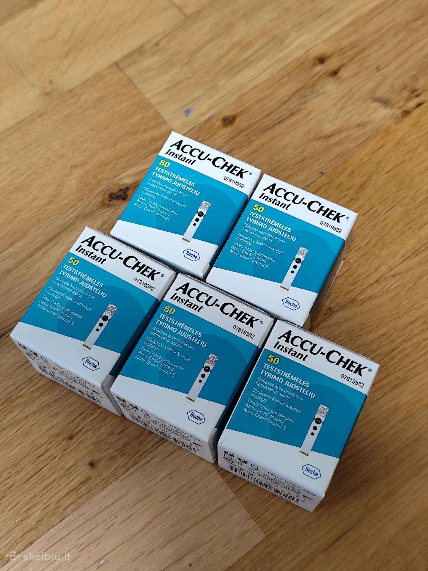 Accu Chek Instant diagnostinės juostelės