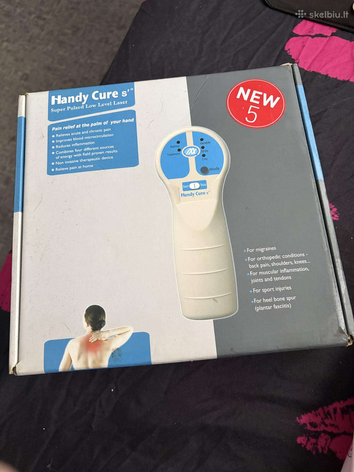 Parduodamas Handy Cure S New 5 lazerinės terapijos