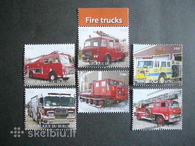 Gaisrines Automobiliai Burundis 2011 Mnh f731