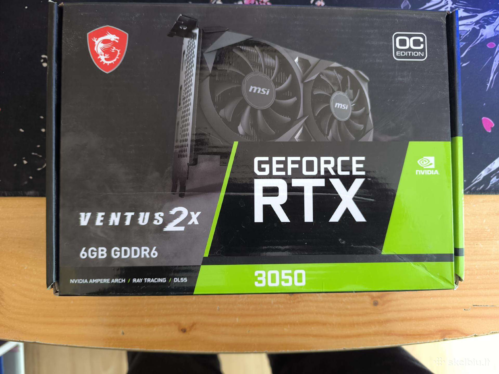 Msi rtx 3050 ventus 2x 6gb gddr6