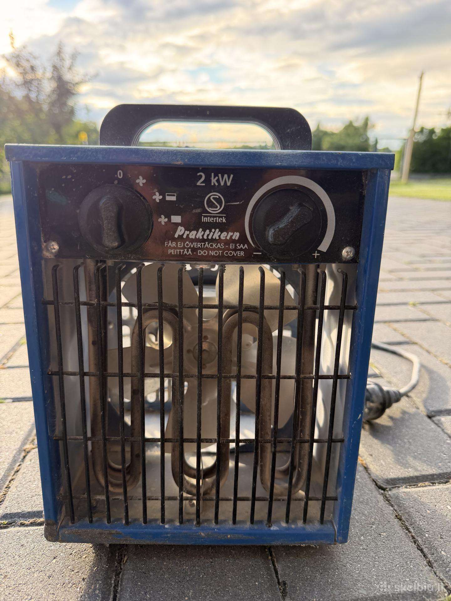 2000w šildytuvas Malmbergs