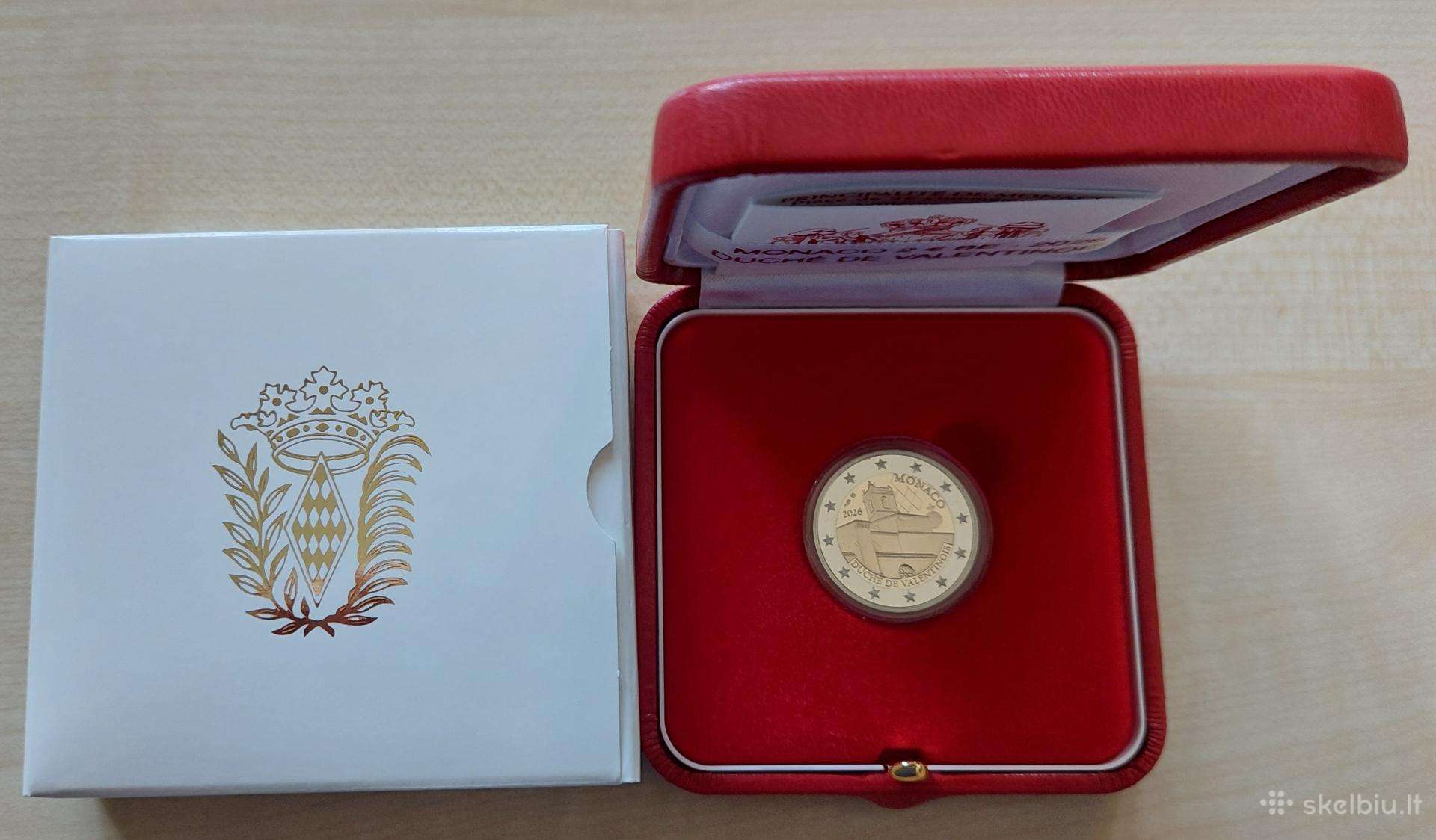 Monako 2026 2 euro Proof 2026 - Duchy of Valentino