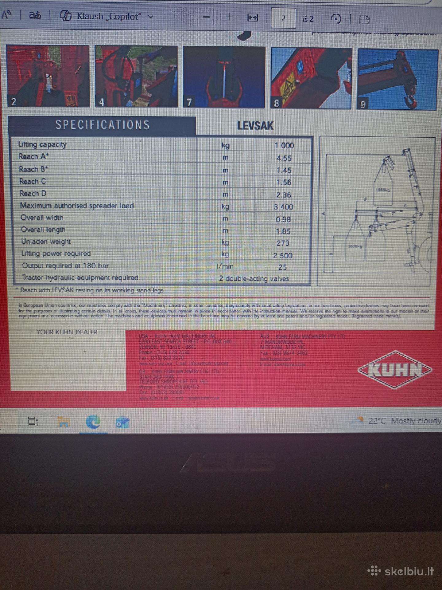 Kuhn, krautuvai, keltuvai