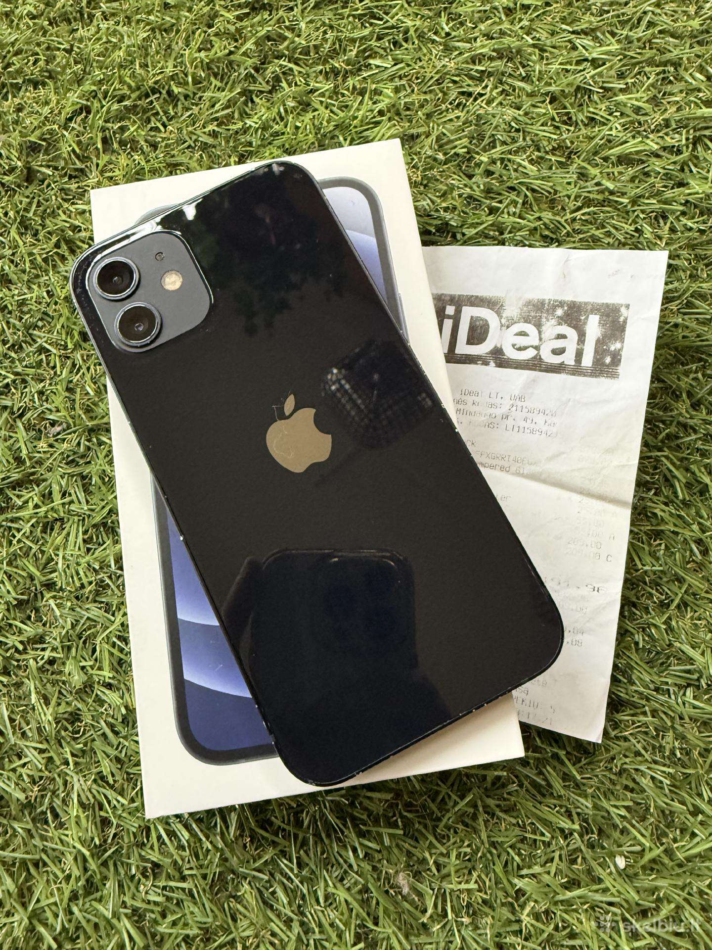 Apple iPhone 12 128gb Black Su čekiu
