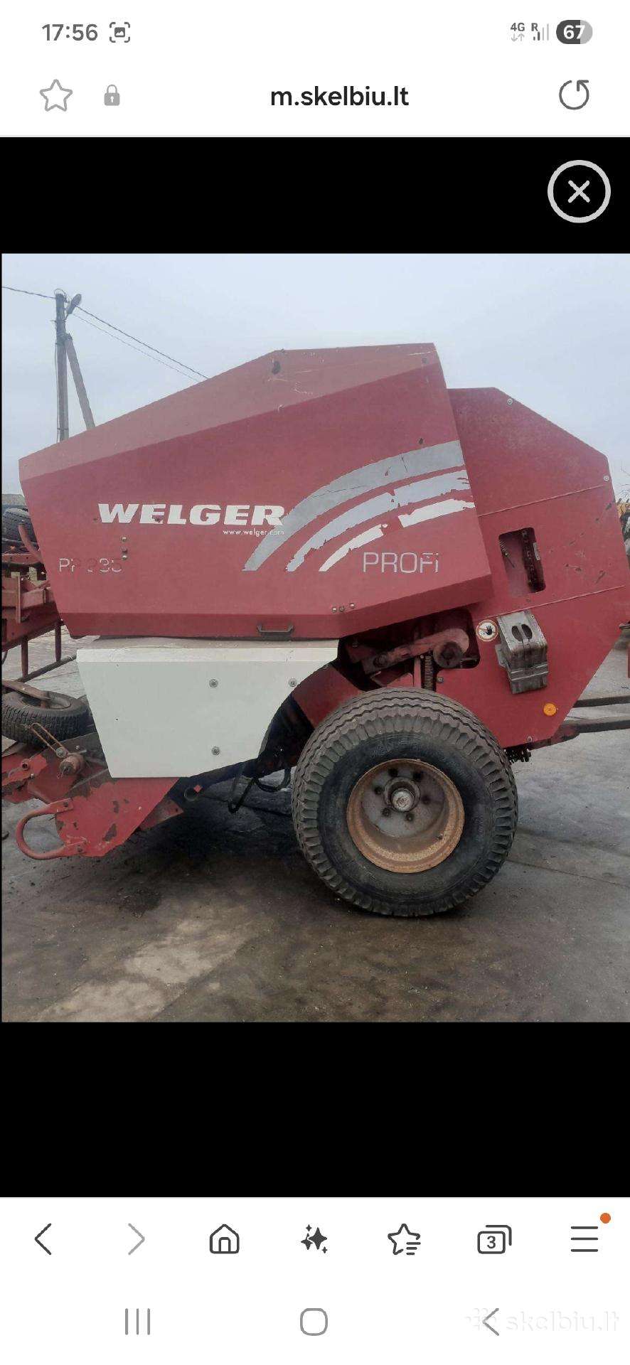 Presas welger235 profi