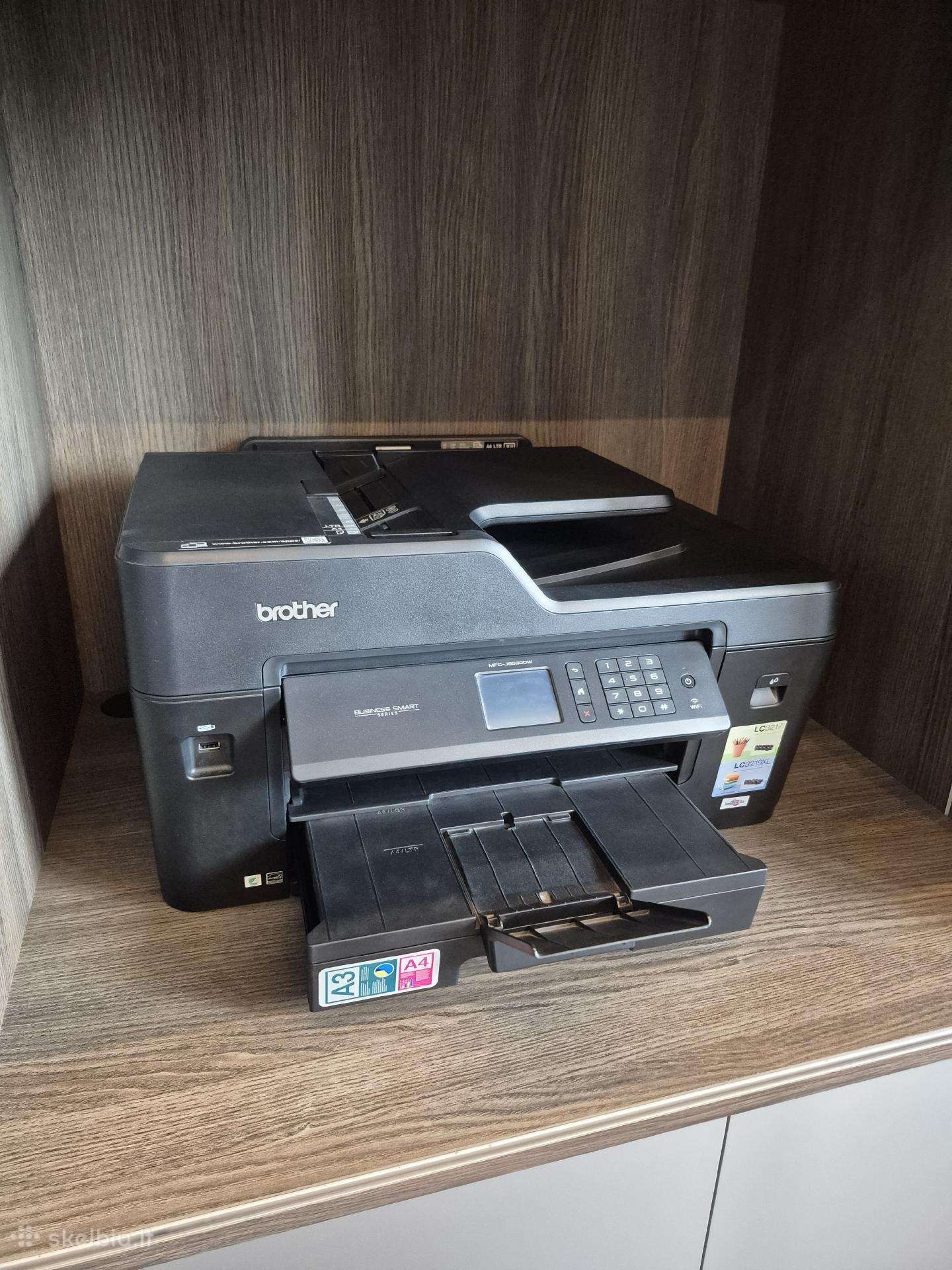 Mažai naudotas Brothermfc-j6530dw A3 spausdintuvas