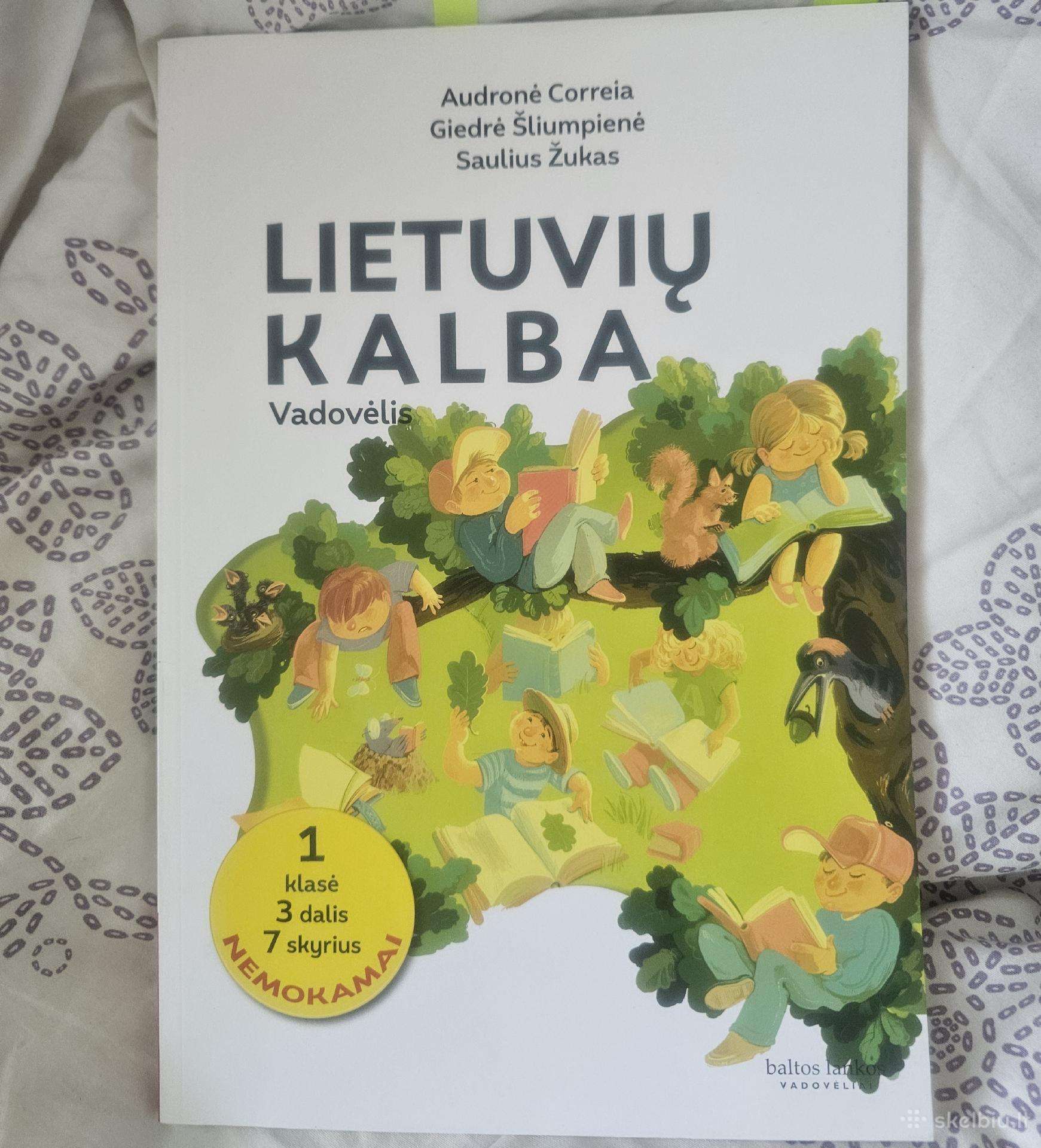 Lietuvių kalba vadovėlis 1 klasė 3 dalis 7 skyrius