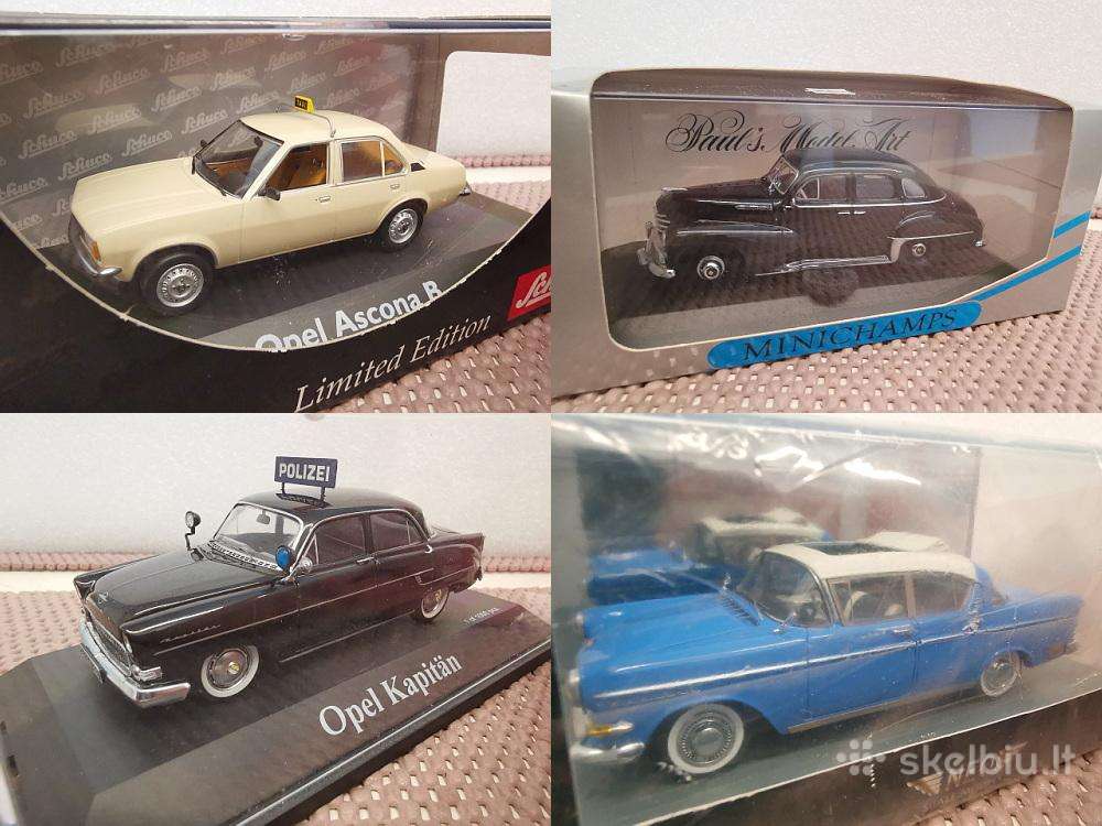 1:43 Opel (Istoriniai) Modeliai