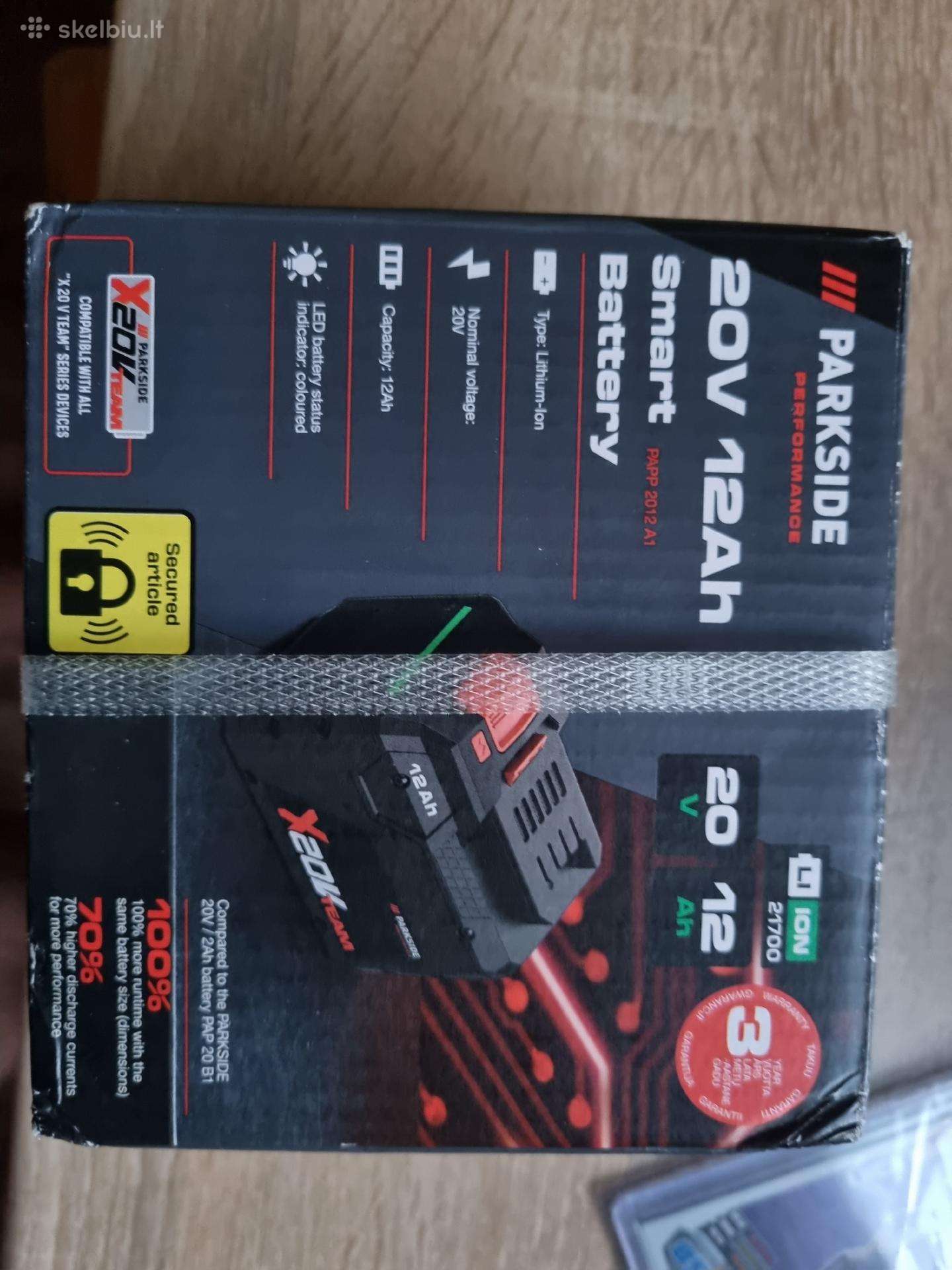 Gera kaina Parkside Irankiai 12v 20v
