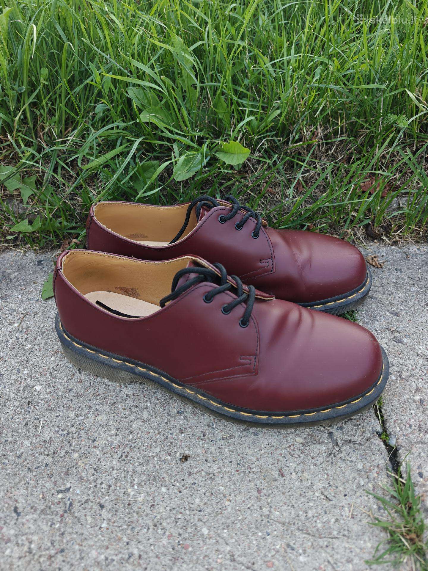 Dr. Martens 1461 Smooth Oxford Cherry Red batai