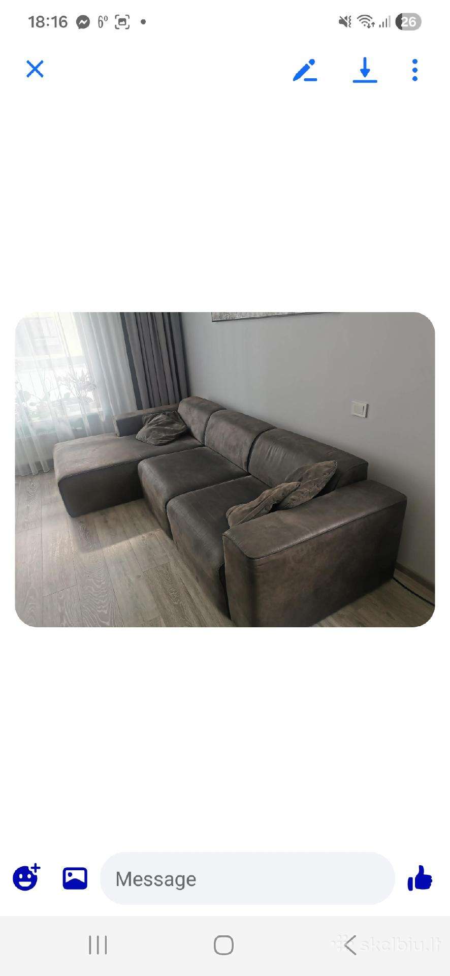 Naudota sofa