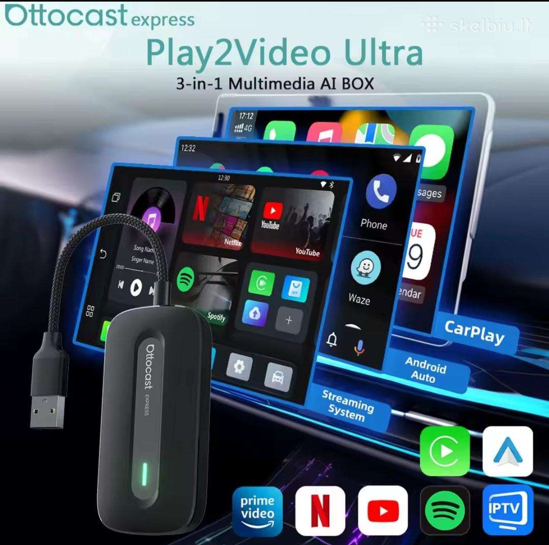 Ottocast Play2video Ultra adapteriai