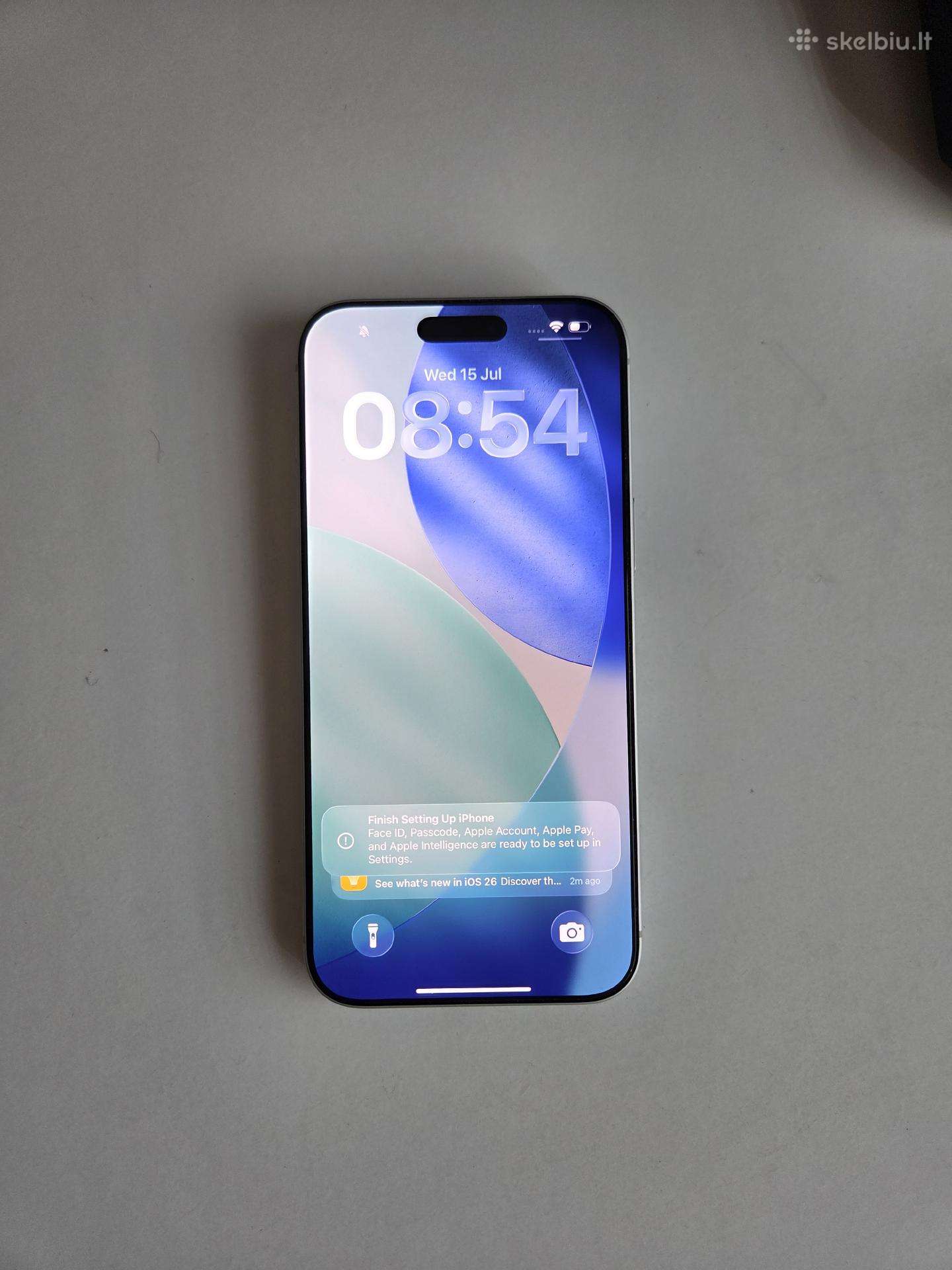 Parduodu iPhone 17 pro max 256gb silver
