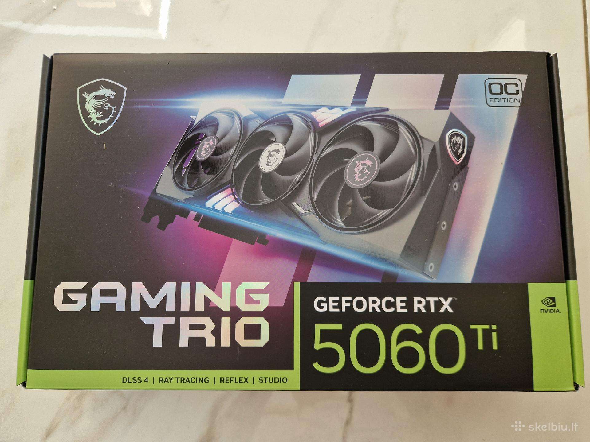 Nauja 5060 ti Msi x trio 8 GB (Sms neatsakau)