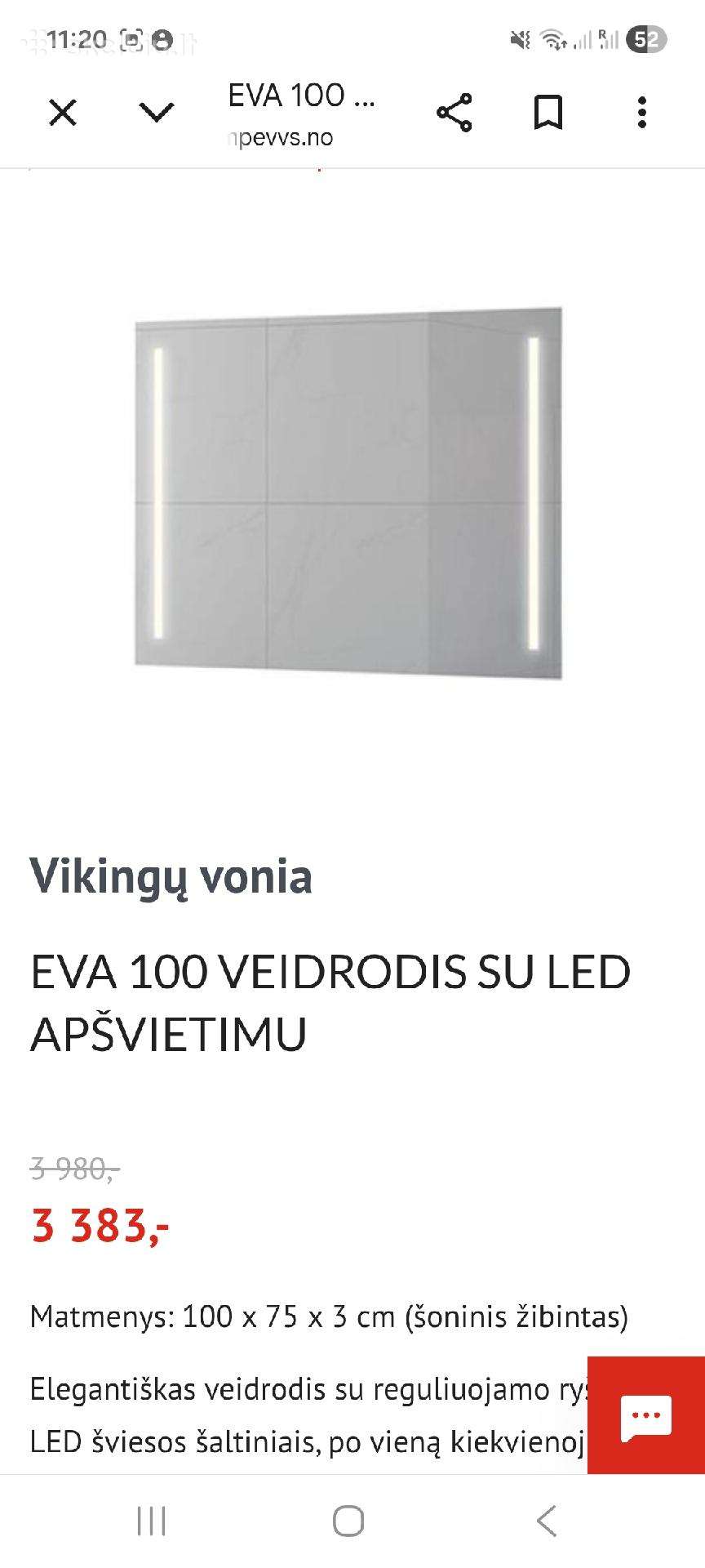 Vonios veidrodis