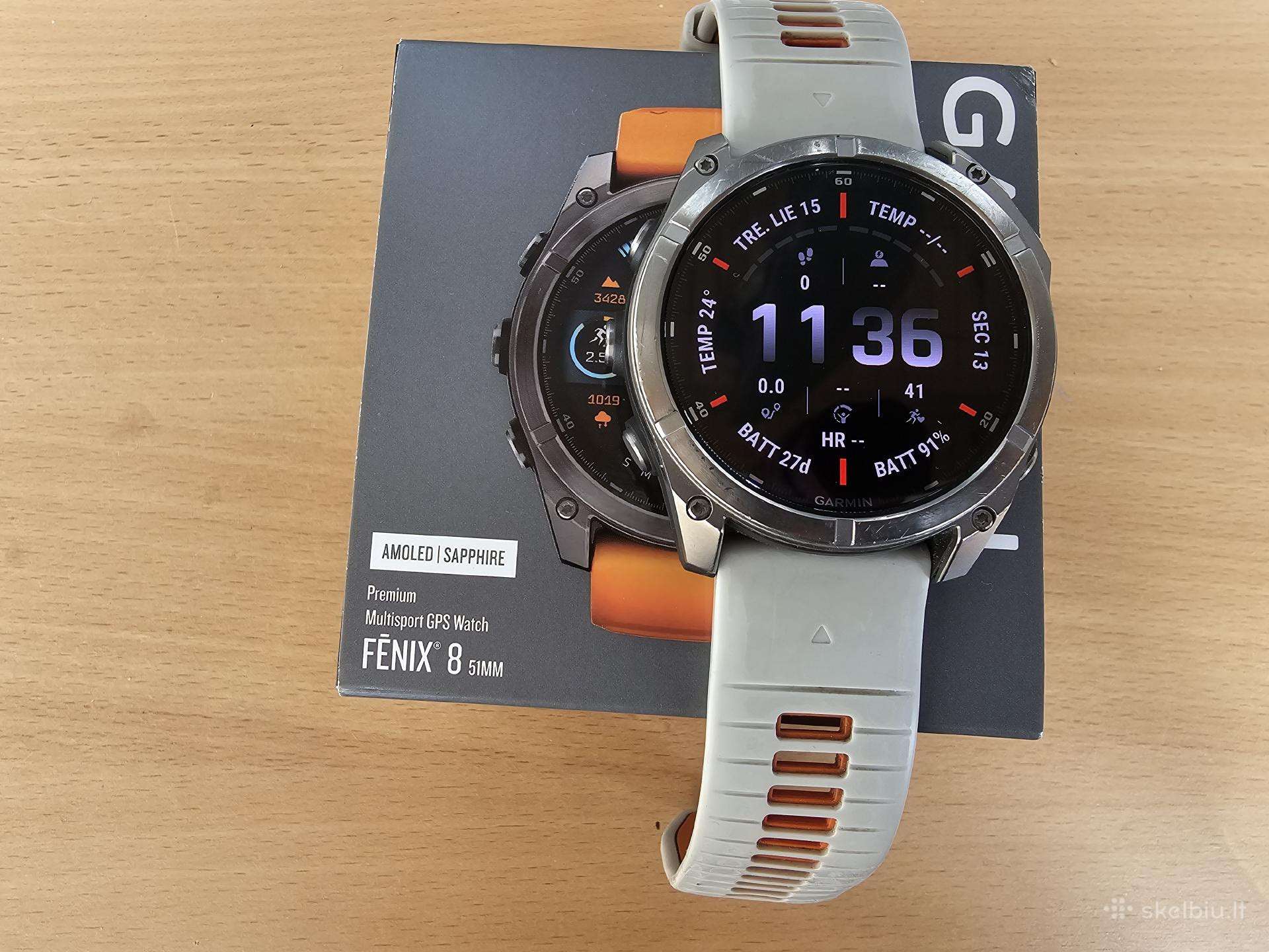 Naudotas Garmin fenix 8 51 titan