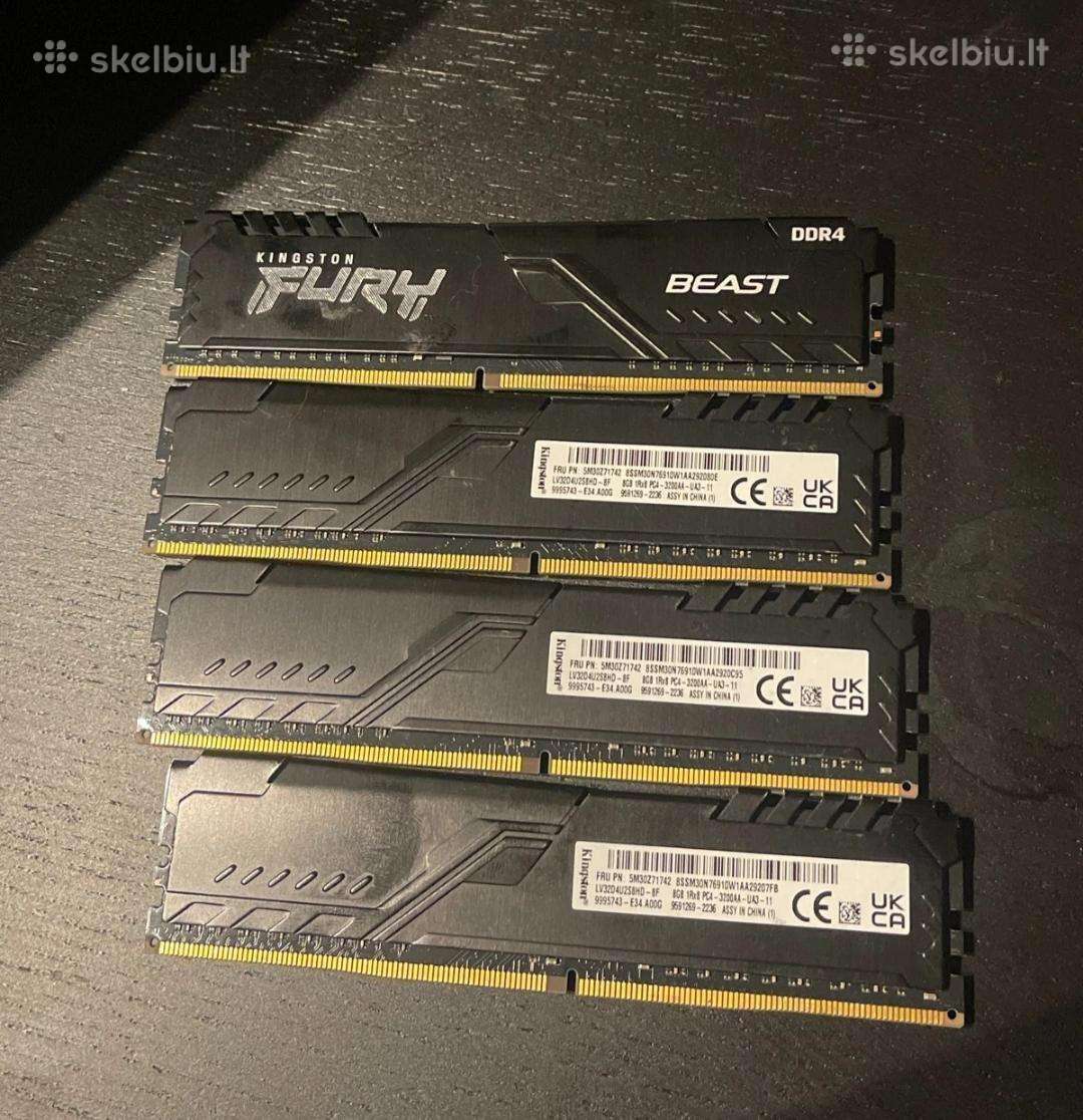 4x8gb Kingston ramai ramai