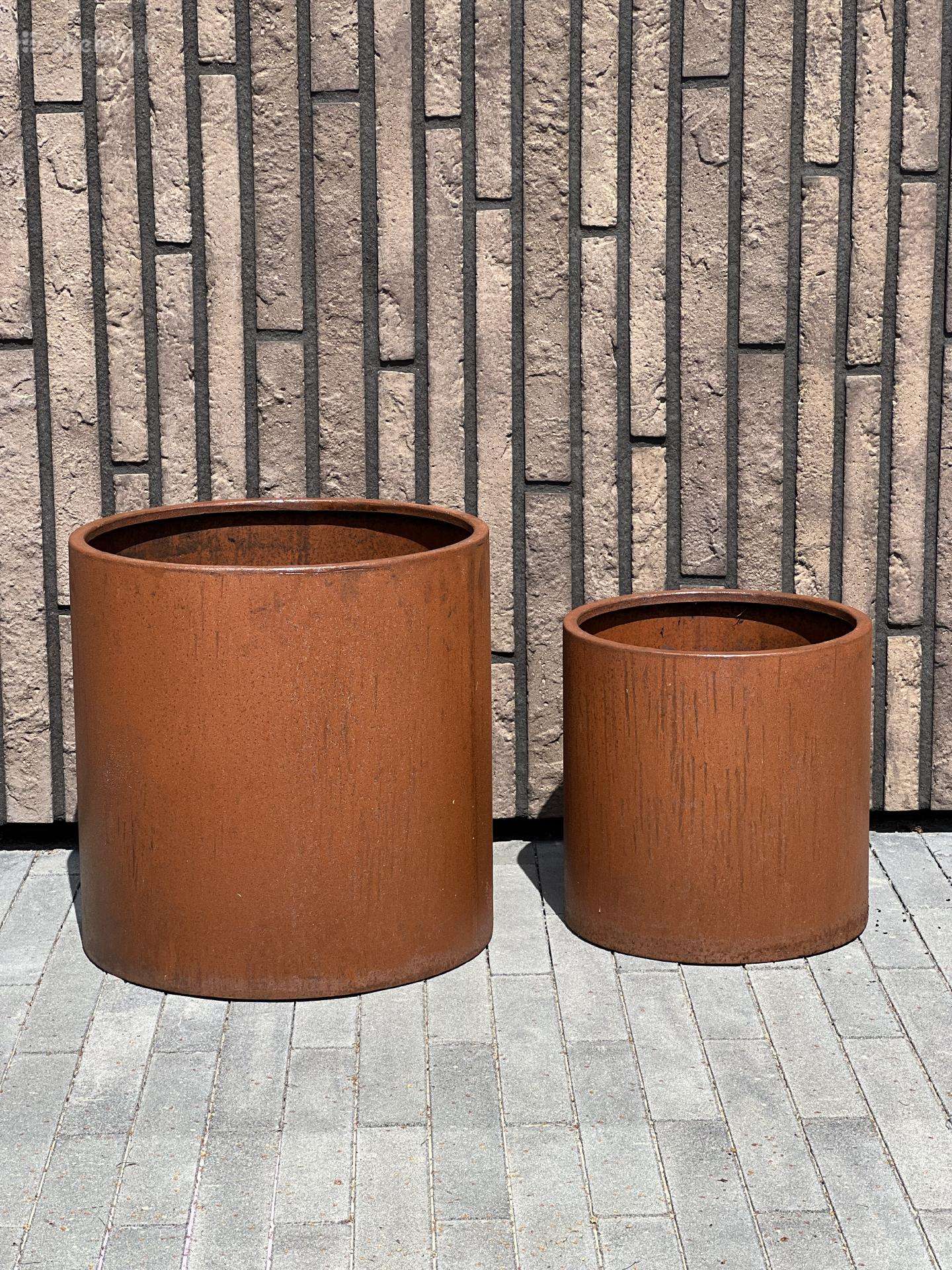 Corten vazonai 2 vnt: 30 ir 40 cm