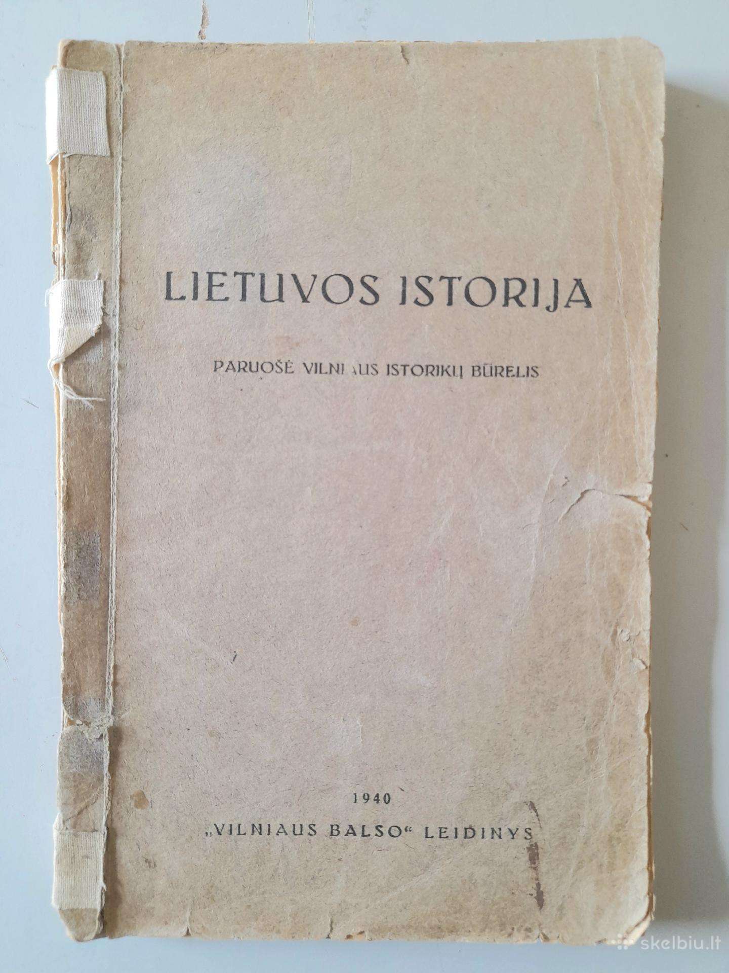 "Lietuvos Istorija" 1940m Vilniaus balso leidinys