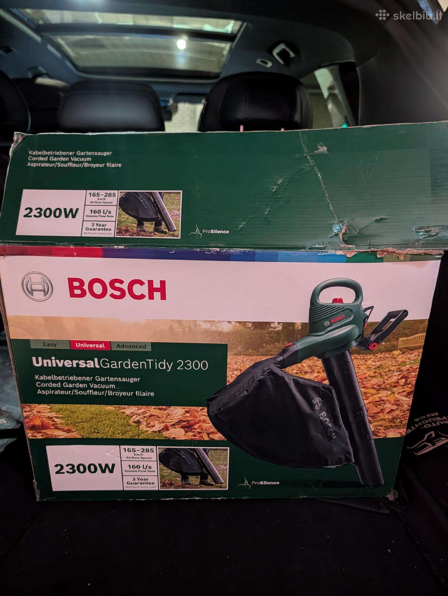 Naujas Bosch lapų pūstuvas elektrinis