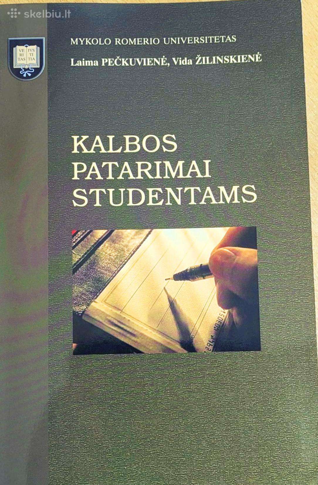 "Kalbos patarimai studentams" L.pečkuvienė
