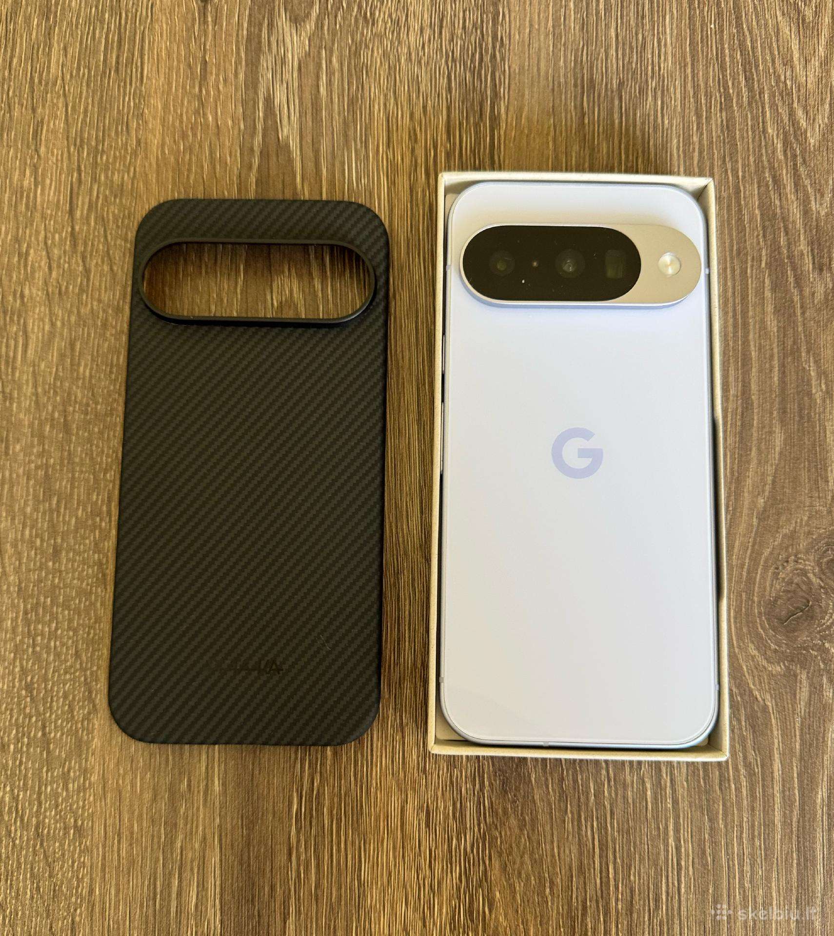 Google Pixel 10, 256gb, baltas. Daug priedų
