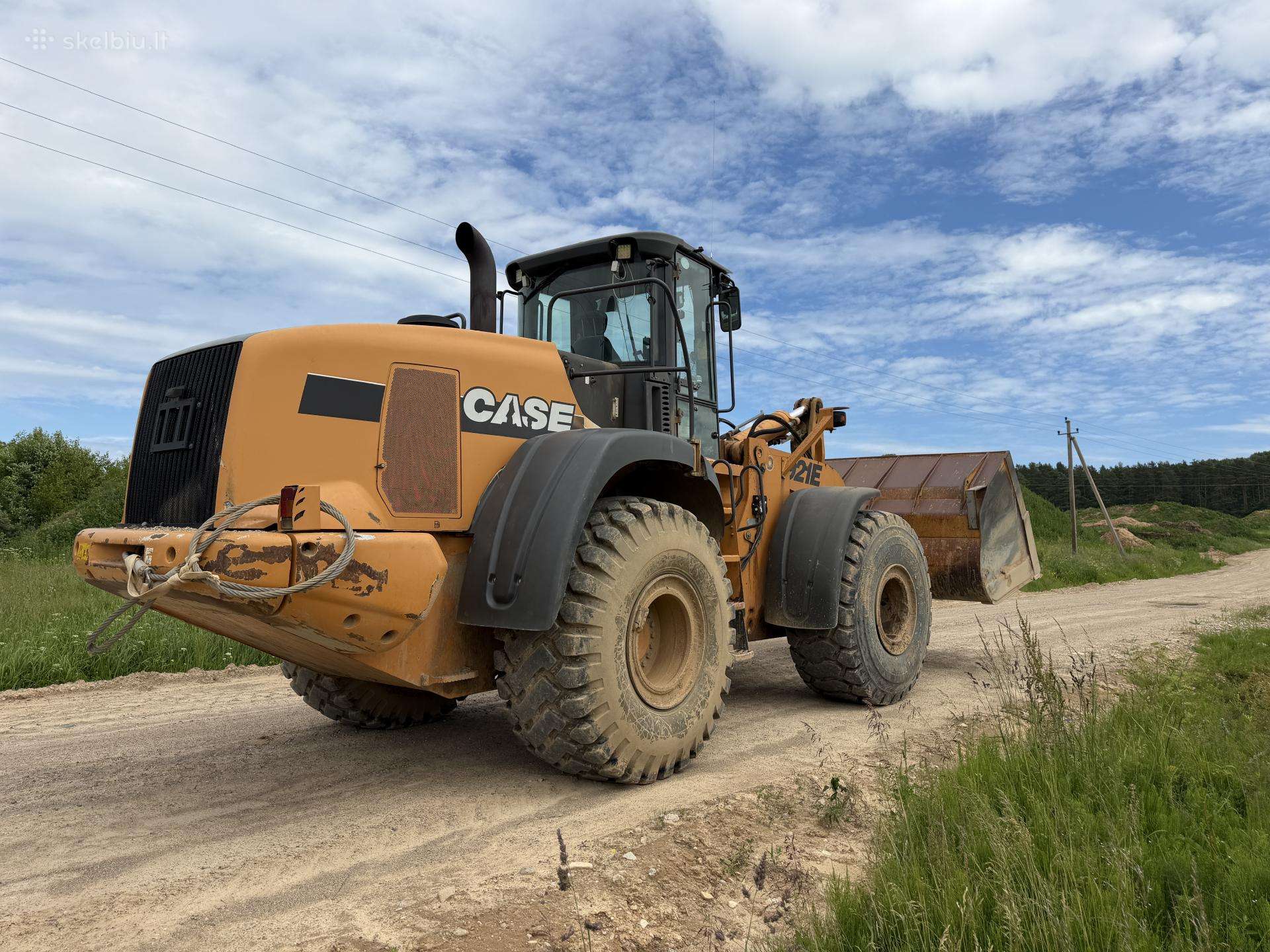 Case 921E, frontal loader