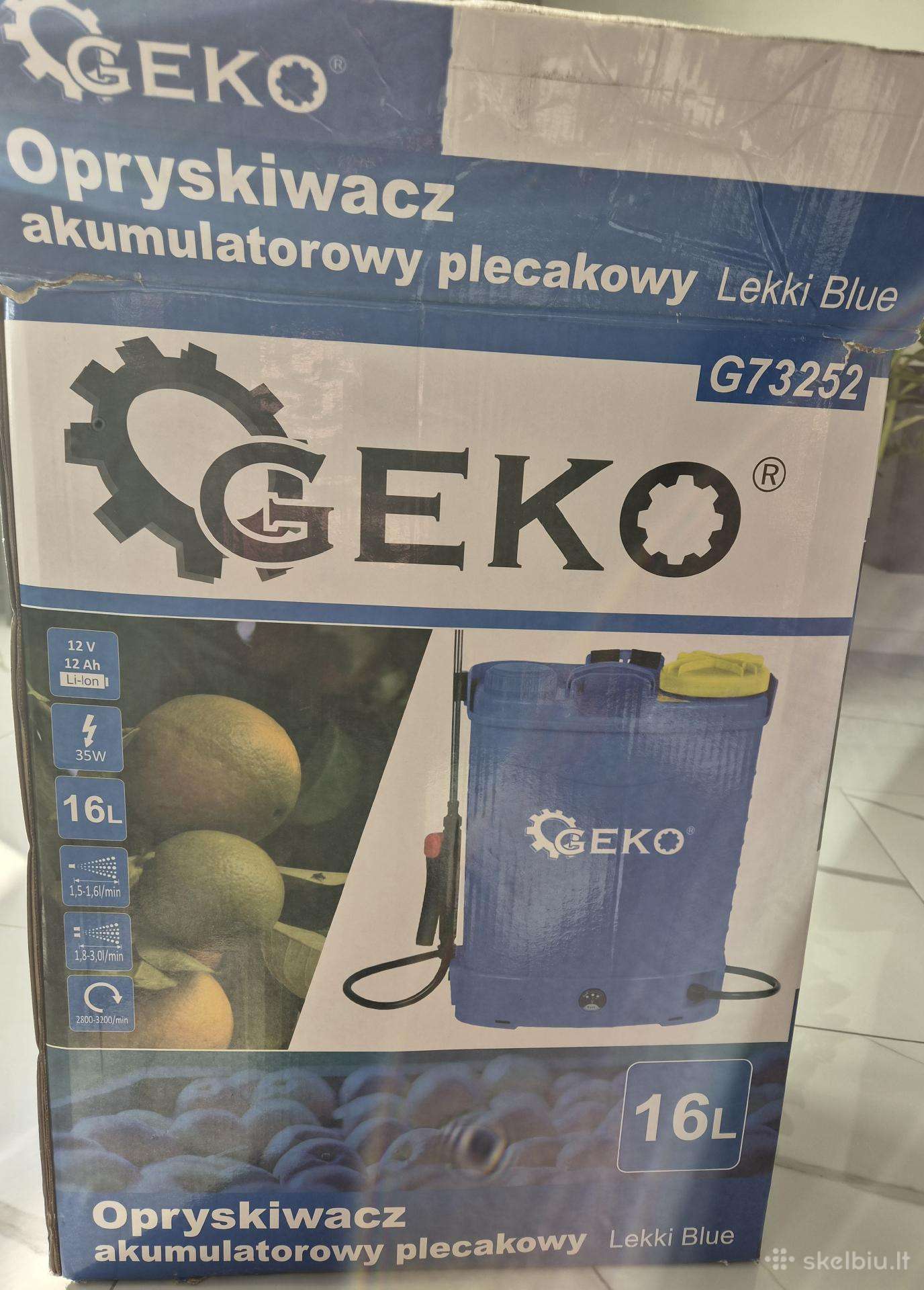 Akumuliatorinis purkštuvas 16l
