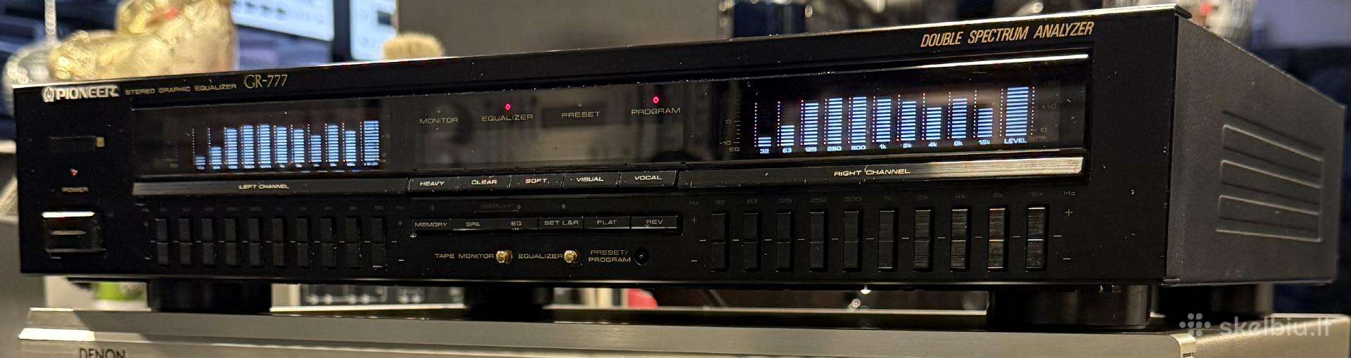 Pioneer gr-777 / ekvalaizeriai