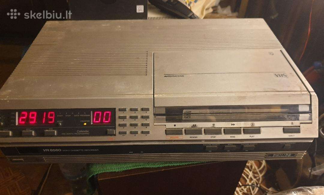 Philips Vr 6560 vintažinis Video magnetofonas