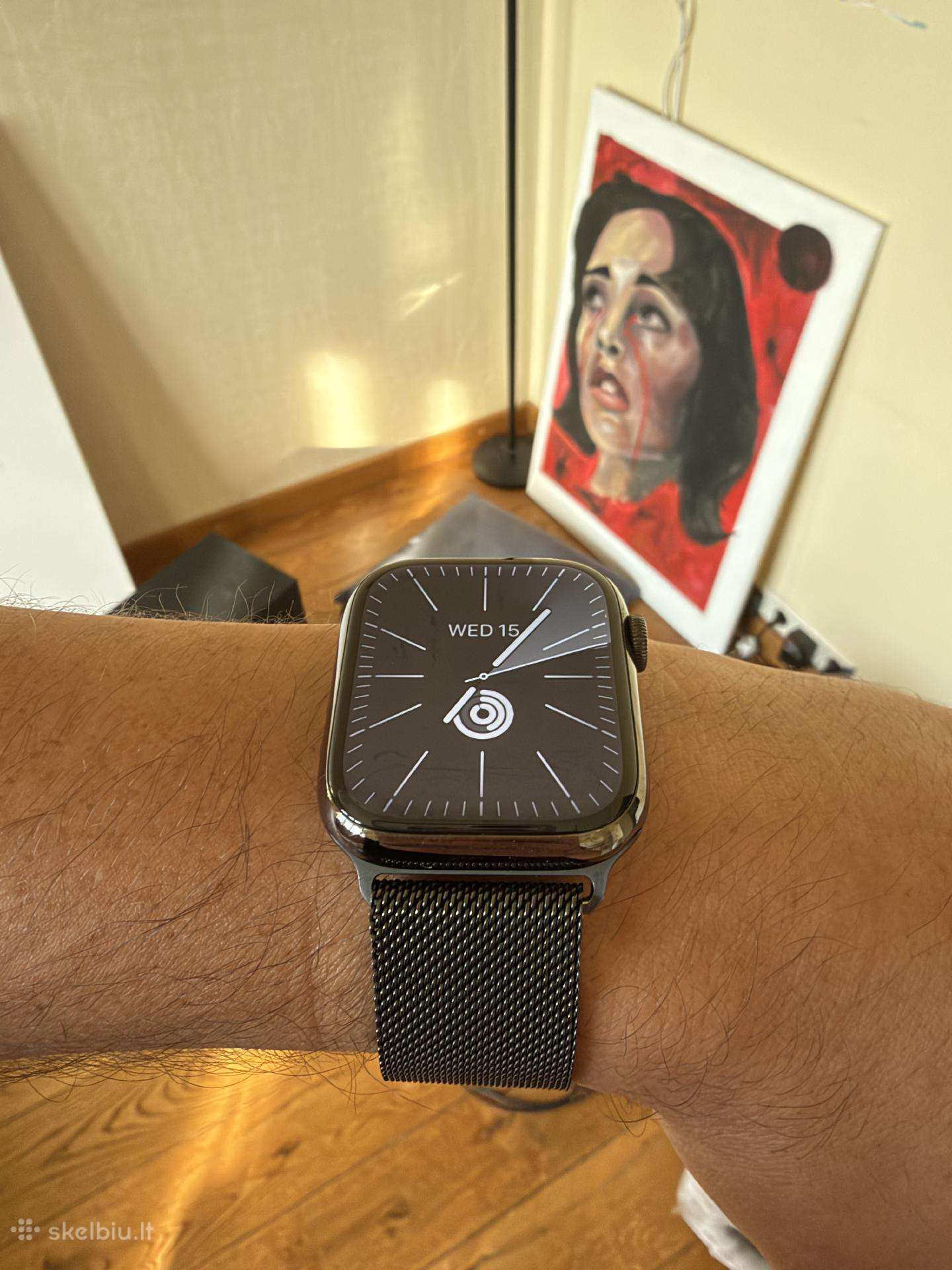 Parduodu Apple Watch 8 45 Stainless Steel