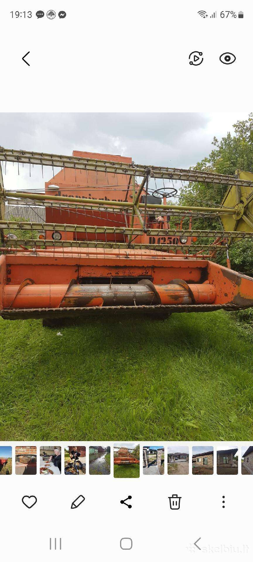 Paduodams Kombainas Dronningborg 1250